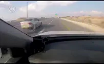 תיעוד: מרדף בדרום אחרי נהג מסומם