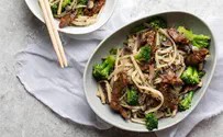 Pepper Steak with Hearts of Palm Spaghetti Stir-Fry (Gluten Free)