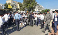 עימותים בין שוטרים לחרדים 