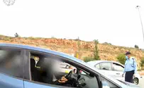 תושב נריה חולה קורונה נתפס במחסום