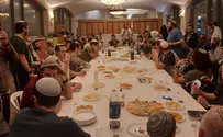 Watch: Tu B'Shvat celebration at coronavirus hotel