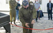 מאמן סוללה של התותחנים נחנך בצאלים