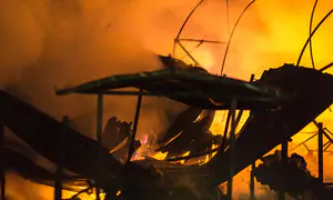 Fatalities reported after explosion sparks fire at military base