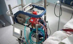 Two-year-old on ECMO machine due to measles complications
