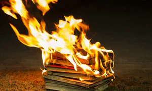 Cleveland man burns Jewish and marginalized books