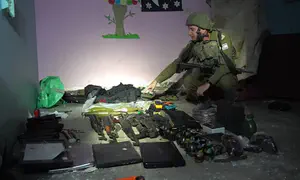 IDF hits Hamas arsenal hidden beside hospital