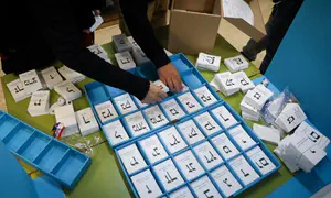Почти 87% избирателей проголосовали