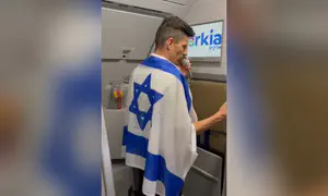 הדייל רקד עם דגל ישראל וריגש את הרשת