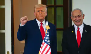 Netanyahu lands in Washington ahead of meeting with Trump
