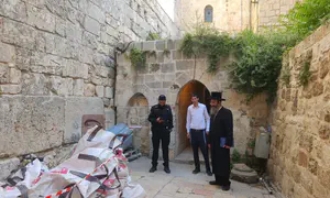 שיפוץ היסטורי בכותל הקטן