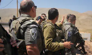 לוחמי מג"ב פועלים לראשונה בשטח סוריה