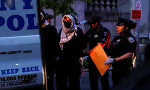 65 students suspended after anti-Israel protest at library