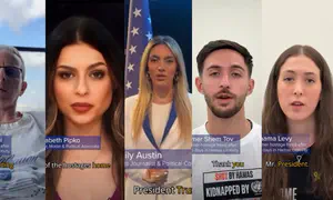 Released hostages and influential figures thank President Trump