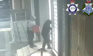 CCTV footage shows synagogue arsonists in coordinated attack