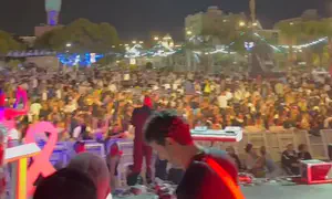אזעקה הפסיקה את המופע של הפרויקט של רביבו