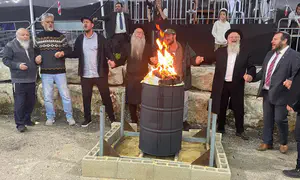 אלפים בהדלקת הציונות הדתית במירון