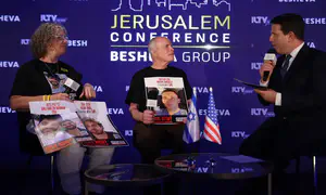 Keith and Aviva Siegel call for release of hostages