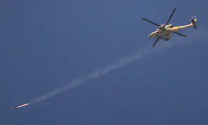 Боеприпасы с военного вертолёта сброшены в Негеве