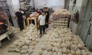 Watch: Tens of thousands of pitas baked in Gaza
