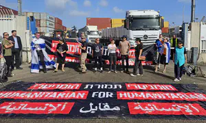 Protesters block Gaza aid trucks at Ashdod port