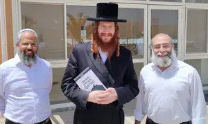 האדמו"ר מקאליב ביקר בישיבת מעלה אפרים