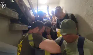 Dozens of protesters storm Likud headquarters