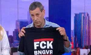 TV Host Yoav Limor Displays Anti-Ben Gvir Shirt Live On Air