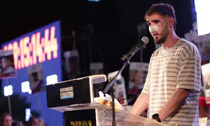 פצוע המלחמה הגיע לכיכר החטופים