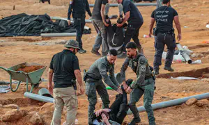 Construction firm: Remains removed under halachic supervision