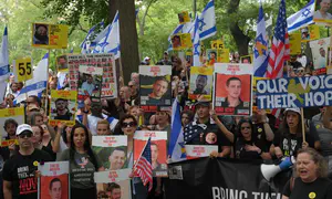 Thousands gather in NYC to call for hostages' release