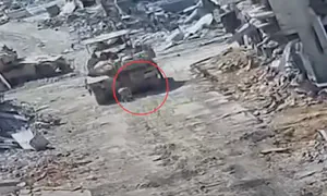 Hamas terrorist plants bomb on IDF tank, flees before blast