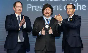 Genesis Prize honors Argentine President Javier Milei
