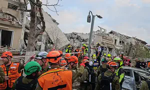 Actress's home destroyed by missile strike