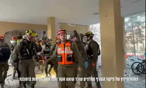 Holocaust survivor rescued from rubble after missile strike