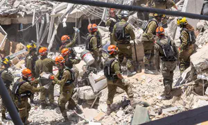 "ציוד מתקדם בזירות נפילה מאיראן"