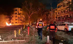 25 פצועים במטח הטילים מאיראן לעבר ישראל
