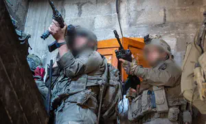 162nd Division operating in Kfar Jabaliya in Gaza