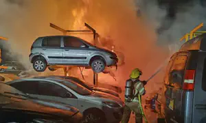 כ-25 טילים שוגרו בשני מטחים, ללא נפגעים