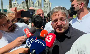 בן גביר וידא בזירה: "יש פה אל-ג'זירה?"