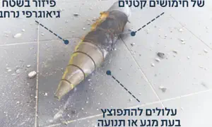 Iran launched cluster munition at Israel