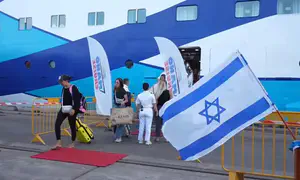 First ship carrying stranded Israelis arrives at Ashdod Port