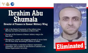 Hamas finance chief eliminated in Gaza strike