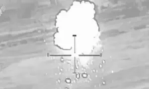 IDF publishes footage of UAV interception