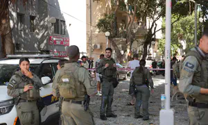 Border Police rescue elderly woman after direct rocket hit