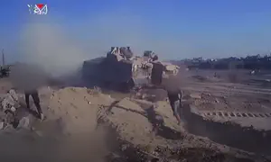 The disturbing footage of Gaza terrorists' audacity