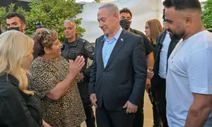 Netanyahu visits Rachel Edri in Ofakim