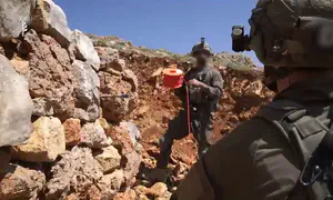810th Brigade demolishes outposts on Mount Hermon summit