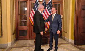 Netanyahu meets House Speaker Mike Johnson