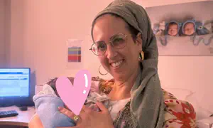 Hostage's parents celebrate birth of grandson