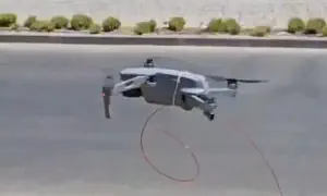 Ofakim uses a drone to fix its eruv just before Shabbat
